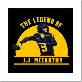 the legend of jj mccarthy Posters and Art